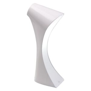 Mantra M1546 Ora 1 Light Table Lamp In White And Chrome