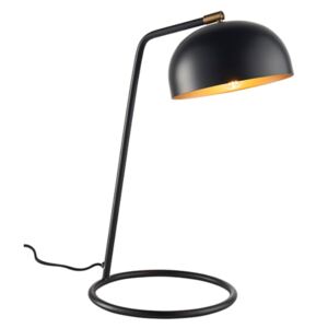 Endon Lighting 93090 Brair Table Lamp In Matt Black And Antique Brass Finish