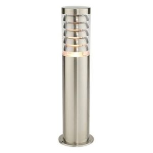 Saxby 13922 Tango 1 Light Exterior Brushed Steel Lamp Post