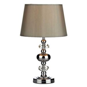 EDI4150 Edith Touch Table Lamp With Chrome Finish And Silver Shade