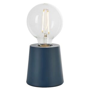 Endon 80642 Mono 1 Light Table Lamp In Matt Ink Blue