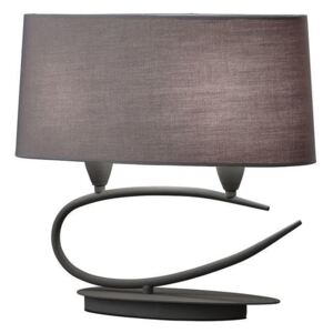 Mantra M3683 Lua 2 Light Table Lamp In Ash Grey