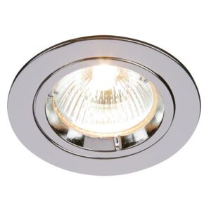 Saxby 52329 Cast Fixed Recessed Downlight in Chrome Finish