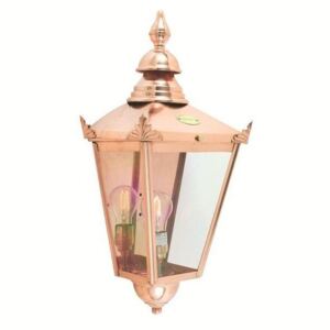 Norlys CS7 Chelsea Wall Lantern Copper with Clear Lens