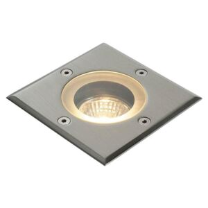 Saxby 52211 Pillar Square Outdoor Floor Light Stainless Steel IP44