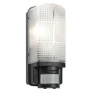 Saxby 48739 Motion PIR Outdoor Wall Light in Black