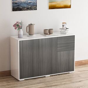 HOMCOM Modern Stylish Freestanding Push-Open Design Cabinet with Drawers, Door, Part Inner Space, for Living Room, Bedroom, Bathroom, Kitchen