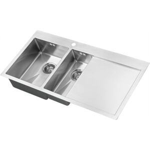 The 1810 Company ZD/6/IF/U15/S/BBL/155 Zenduo 1.5 bowl Sink - Stainless Steel