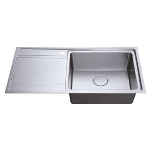 The 1810 Company BU/100/I/S/BBR/LGE/423 Bordouno 2 Bowl Sink - Stainless Steel