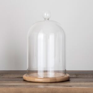 Large Glass Dome Bell Jar 23cm