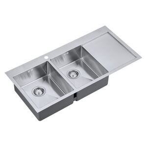 The 1810 Company ZD/3434/IF/U15/S/BBL/158 Zenduo 2 Bowl Sink - Stainless Steel