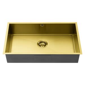 The 1810 Company AU/70/U/GB/16MM/SOS/754 Axixuno 1 Bowl Sink - Gold