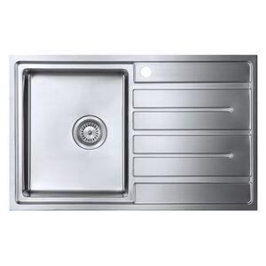 The 1810 Company FU/80/I/S/BBL/401 Forzauno 1 Bowl Sink - Stainless Steel