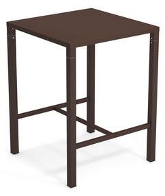 Nova High table - / 80 x 80 cm x H 105 cm - Steel by Emu Brown