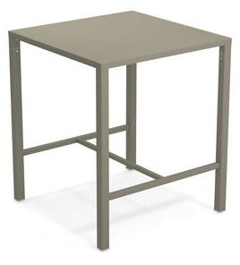 Nova High table - / 90 x 90 cm x H 105 cm - Steel by Emu Grey