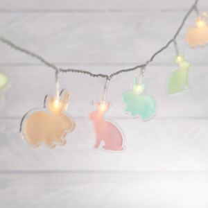 12 Pastel Bunny Children's Fairy Lights
