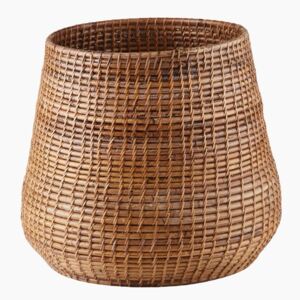 Nina Basket in Croco Natural Rattan - Small