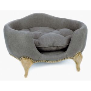 Lord Lou - Antoinette Luxury Charcoal Dog Bed - Small - Default Title