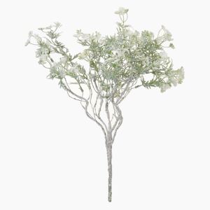 Artificial White Twig Plant with Budding Flowers - Default Title
