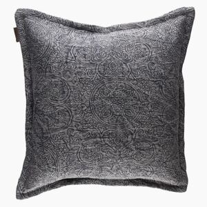 Cotton Jacquard Cushion in Charcoal by Cozy Living - Default Title