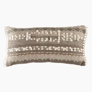 Khaki Style Cotton Cushion by Light and Living - Default Title