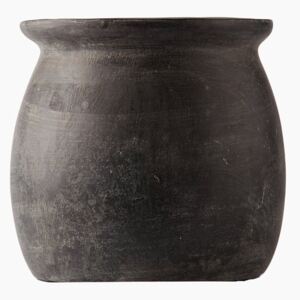 Dark Grey Terracotta Vase - Laetitia - Default Title