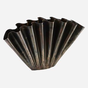 Metallic Fan Vase by House Doctor - Default Title