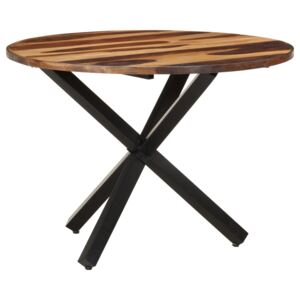 VidaXL Dining Table 100x100x75 cm Acacia Wood with Sheesham Finish