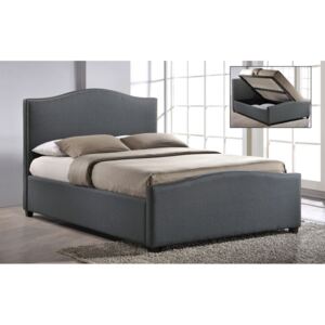 Time Living Brunswick Ottoman Fabric Bed, Double, Sand