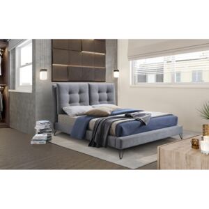 Tuscany Grey Fabric Bed Frame, Double