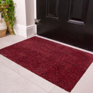Red Durable Eco-Friendly Washable Doormats - Hunter