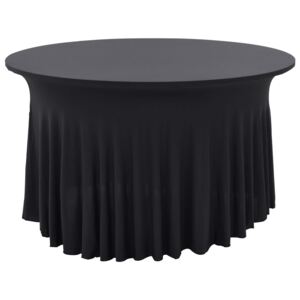 VidaXL 2 pcs Stretch Table Covers with Skirt 120x74 cm Anthracite