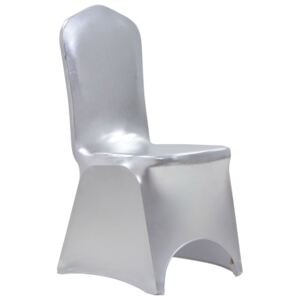 VidaXL 25 pcs Chair Covers Stretch Silver