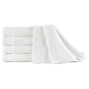 VidaXL Hand Towels 5 pcs Cotton 450 gsm 50x100 cm White