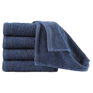 VidaXL Guest Towels 10 pcs Cotton 450 gsm 30x50 cm Navy