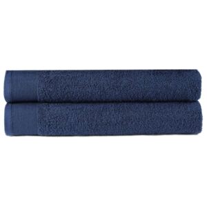 VidaXL Hand Towels 2 pcs Cotton 450 gsm 50x100 cm Navy