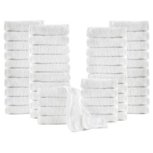 VidaXL Guest Towels 50 pcs Cotton 350 gsm 30x30 cm White
