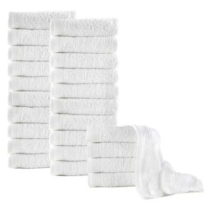 VidaXL Guest Towels 25 pcs Cotton 350 gsm 30x30 cm White