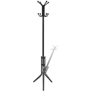 VidaXL Metal Black Coat Stand