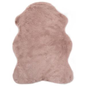 VidaXL Rug 65x95 cm Faux Rabbit Fur Old Pink