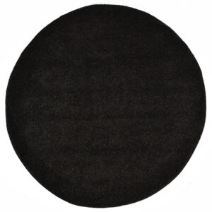 VidaXL Shaggy Area Rug 67 cm Black