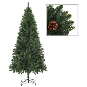VidaXL Artificial Christmas Tree with Pine Cones Green 180 cm