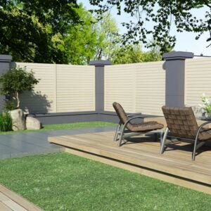 VidaXL Fence Panels 2 pcs 3.4x1.7 m