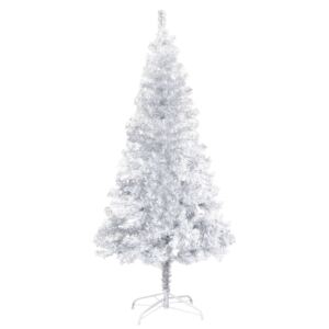 VidaXL Artificial Christmas Tree with Stand Silver 150 cm PET