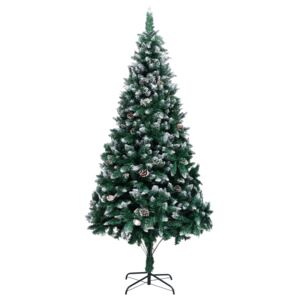 VidaXL Artificial Christmas Tree with Pine Cones and White Snow 240 cm
