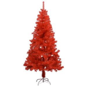 VidaXL Artificial Christmas Tree with Stand Red 150 cm PVC