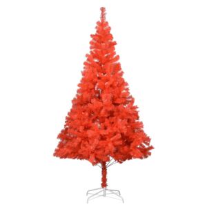 VidaXL Artificial Christmas Tree with Stand Red 210 cm PVC