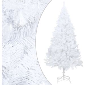 VidaXL Artificial Christmas Tree with Thick Branches White 150 cm PVC