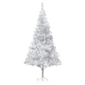 VidaXL Artificial Christmas Tree with Stand Silver 210 cm PET