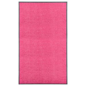 VidaXL Doormat Washable Pink 90x150 cm